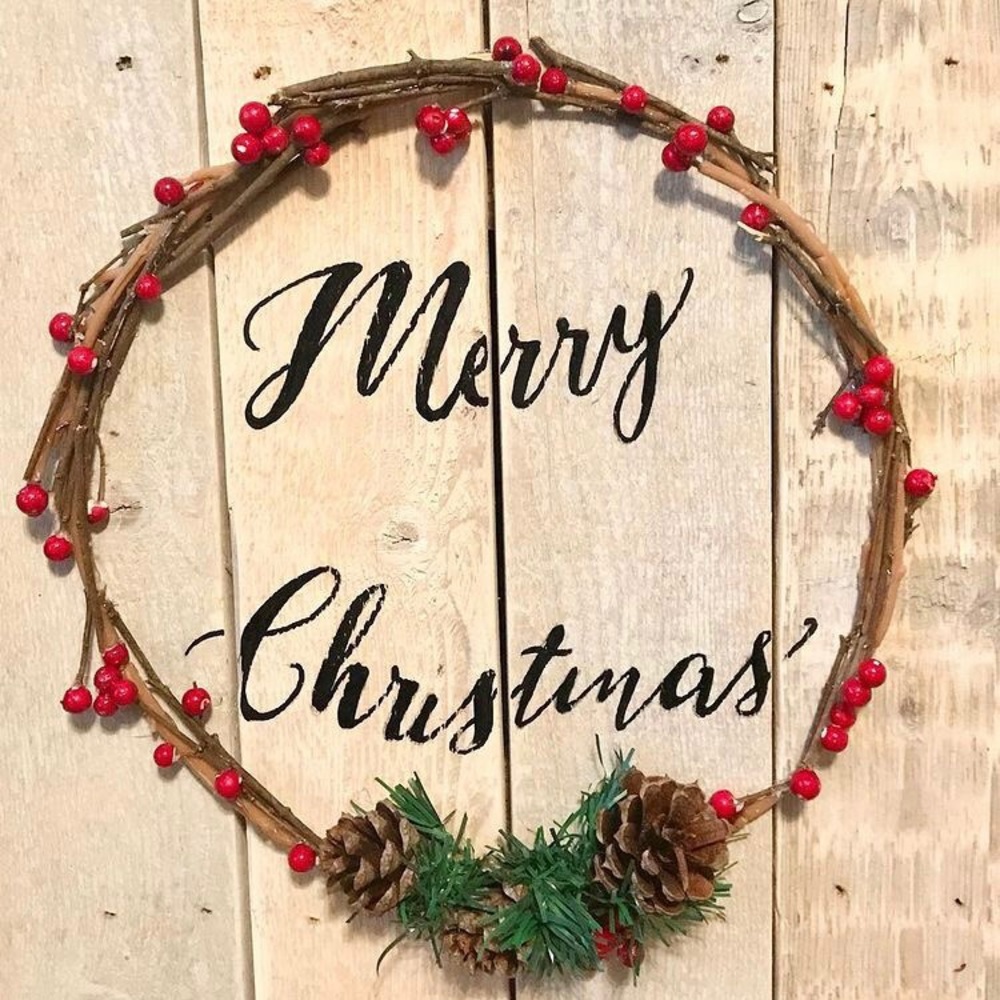 Christmas wall a art